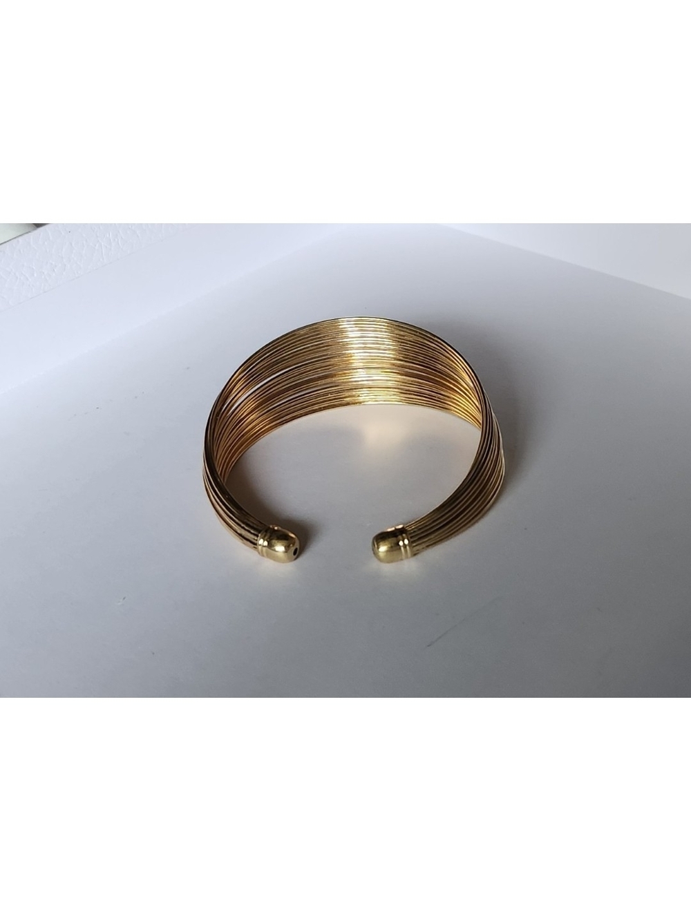 Gold Multi-Strand Cuff Bracelet - Unbranded - Picture 3 of 6